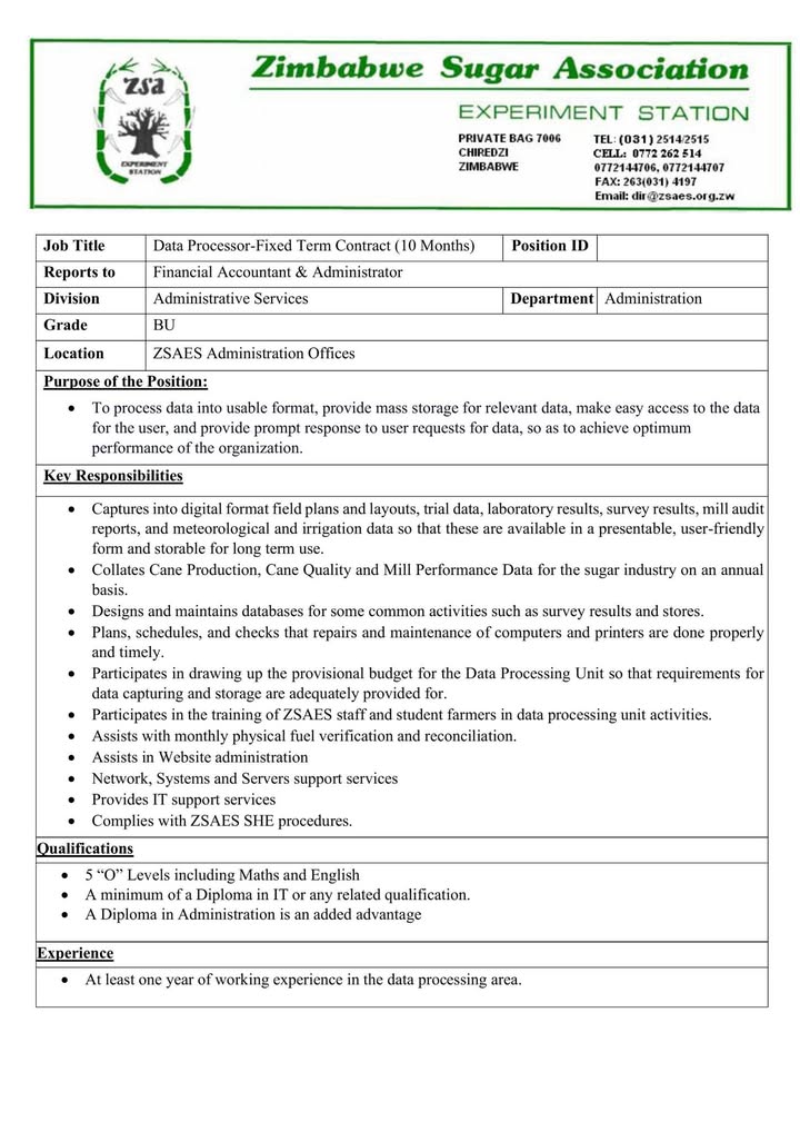 Zimbabwe Sugar Association Experiment Station