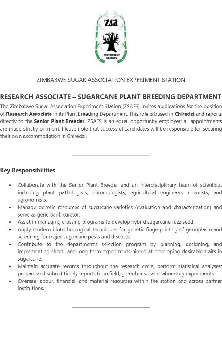 Zimbabwe Sugar Association Experiment Station