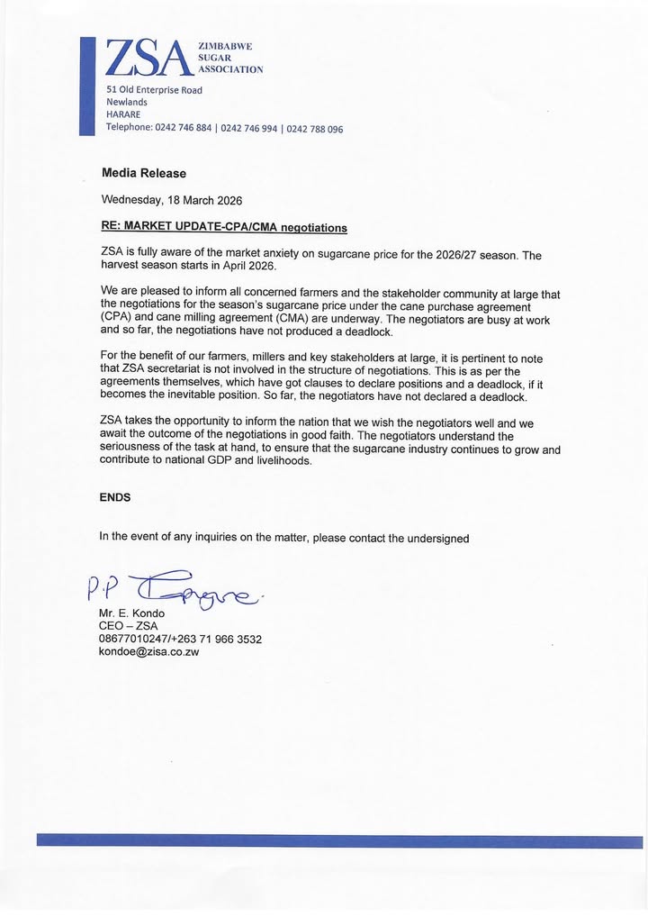 Zimbabwe Sugar Association Experiment Station