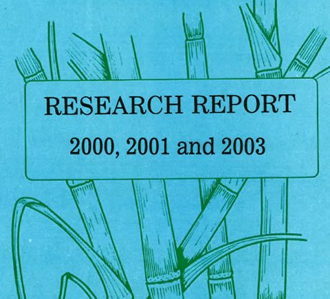 Research Report 2000, 2001 and 2003