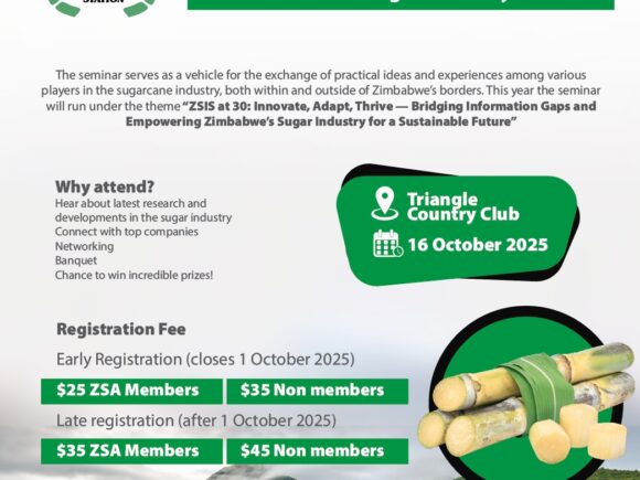 Call for Registration : 30th Zimbabwe Sugar Industry Seminar